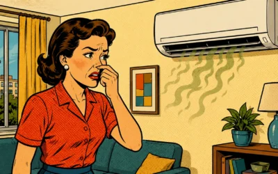 BLOG El aire acondicionado huele mal: causas y soluciones