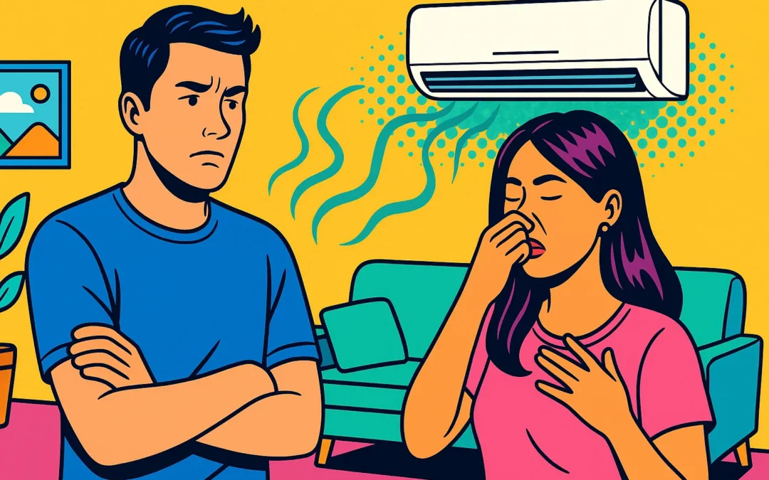 ¿Tu aire acondicionado huele mal? causas y soluciones eficaces