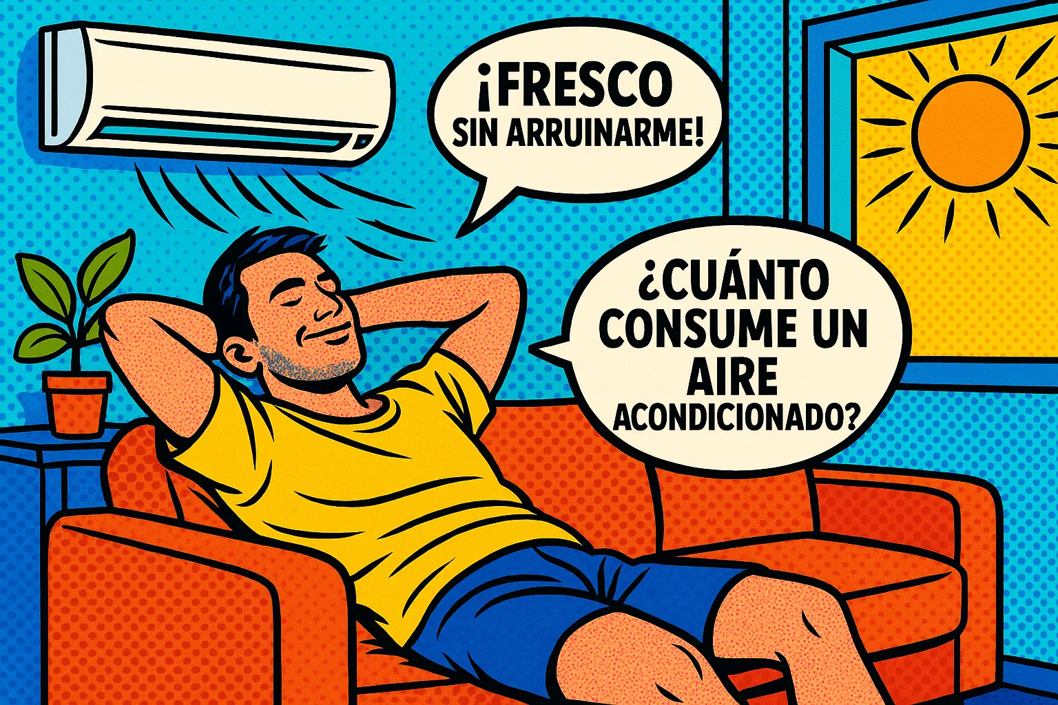 cuánto consume un aire acondicionado