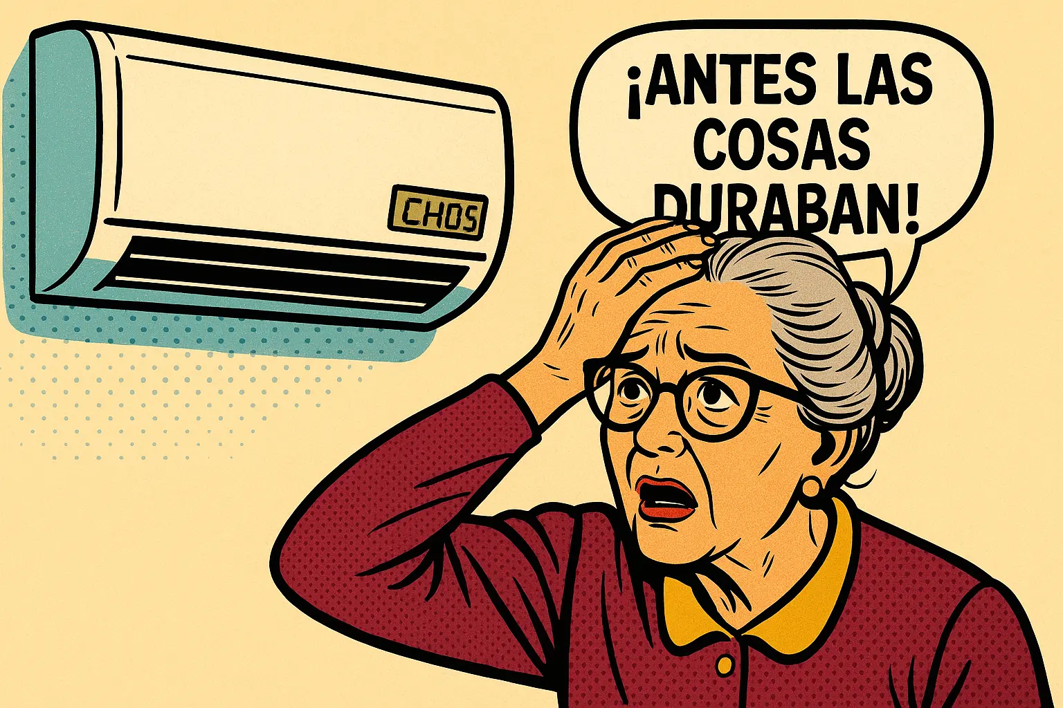 Error CH05 en aire acondicionado LG