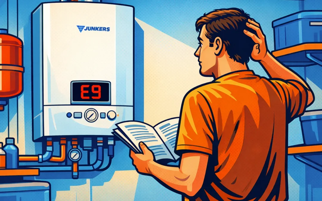 error E9 en calderas Junkers ilustrado de forma sencilla