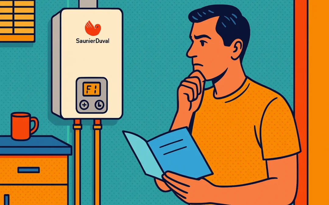 error F1 en calderas Saunier Duval explicado paso a paso