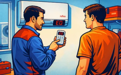 Errores en aerotermia Fujitsu: códigos y soluciones seguras