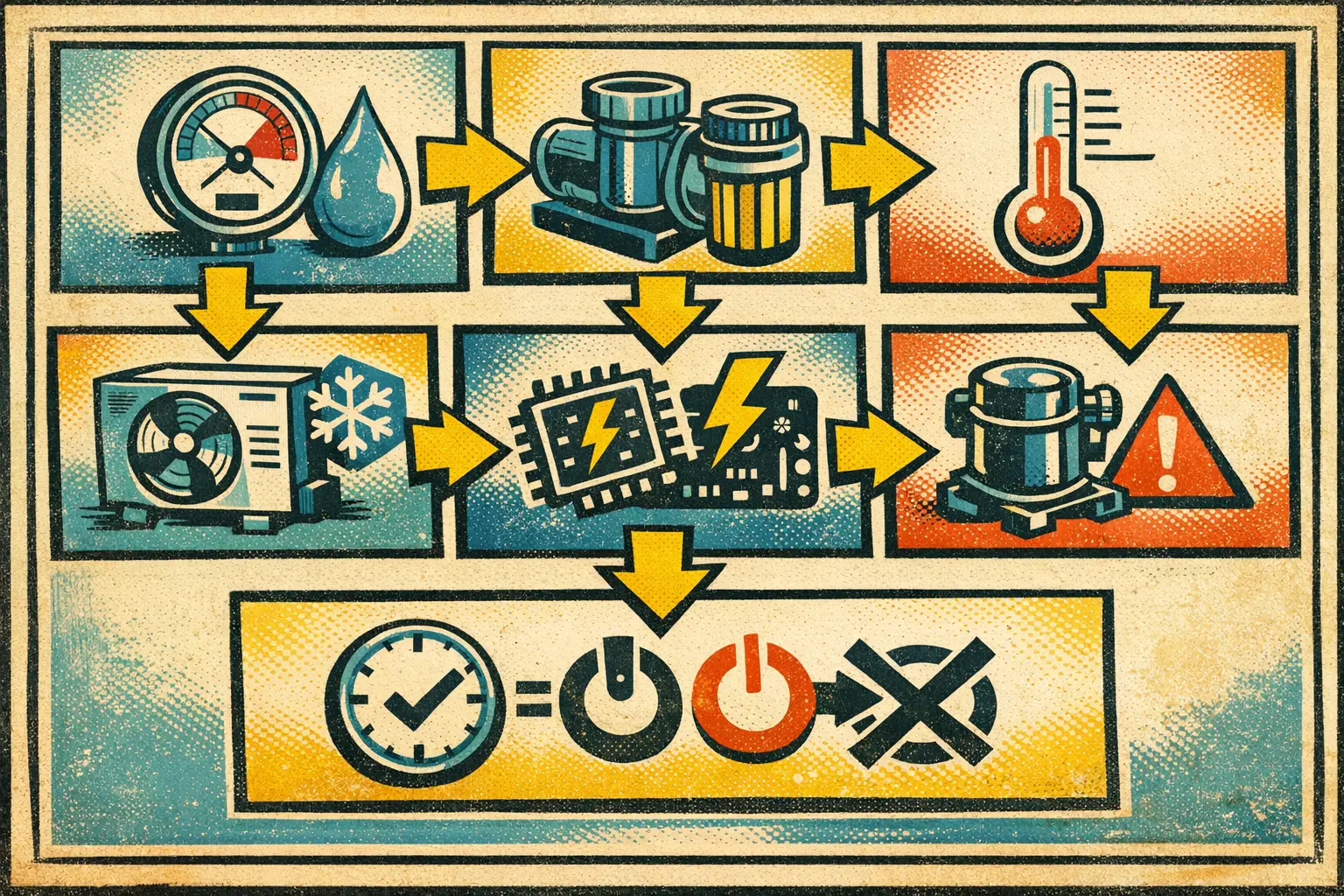 Errores en aerotermia Mitsubishi: causas y soluciones rápidas Errores en aerotermia Mitsubishi: usuario revisando el panel
