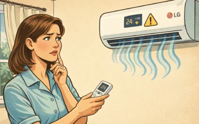 Errores en aire acondicionado LG: causas y qué hacer