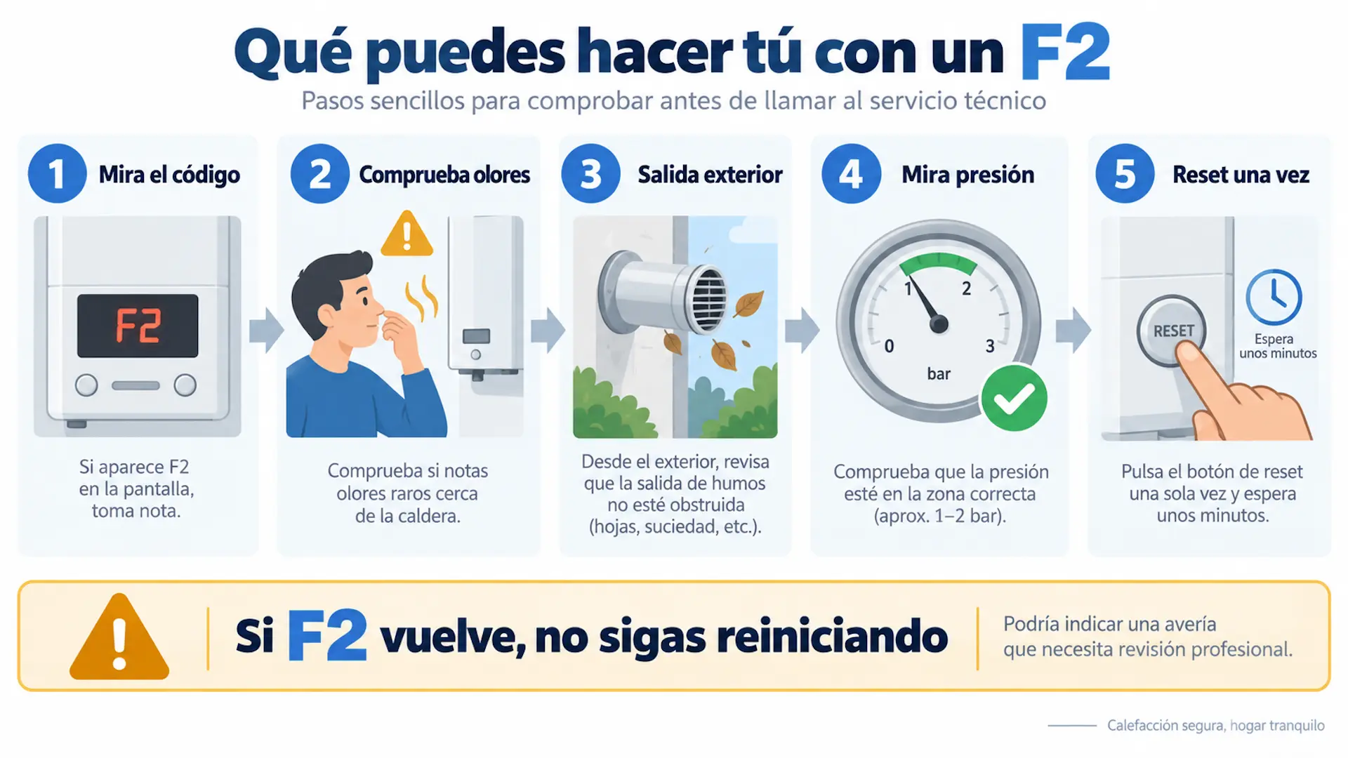 Error F2 Saunier Duval: causas y solución segura Qué puedes hacer si aparece F2 en una caldera Saunier Duval